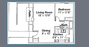 1BR/1BA - Trailside Townhomes