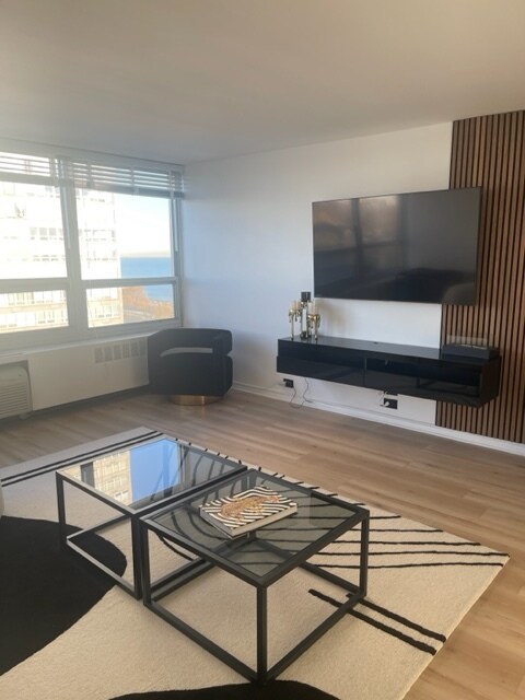 TV in living room - 4800 S Chicago Beach Dr