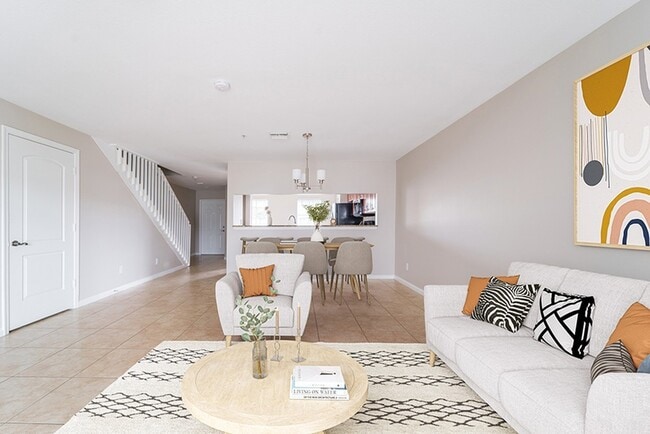 Large living space for entertaining guests - Amberton Luxury Townhomes