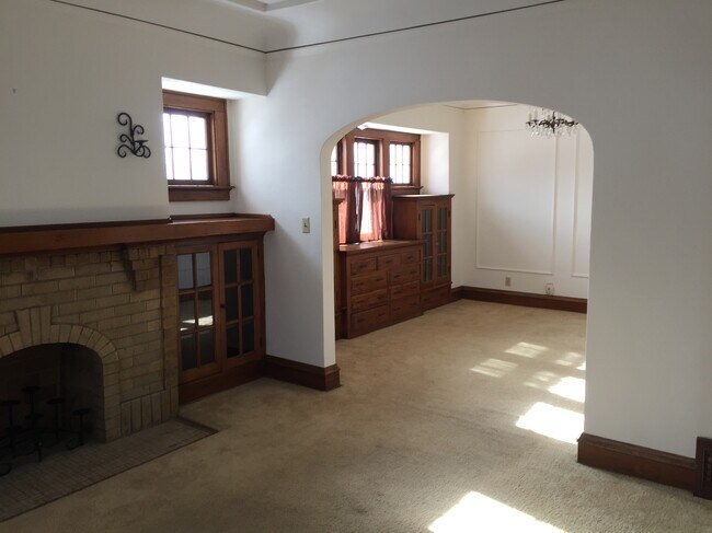 Living room looking into dining room - 2403 N 55th St