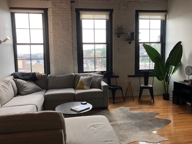 402 LIVINGROOM - Brass Building Lofts
