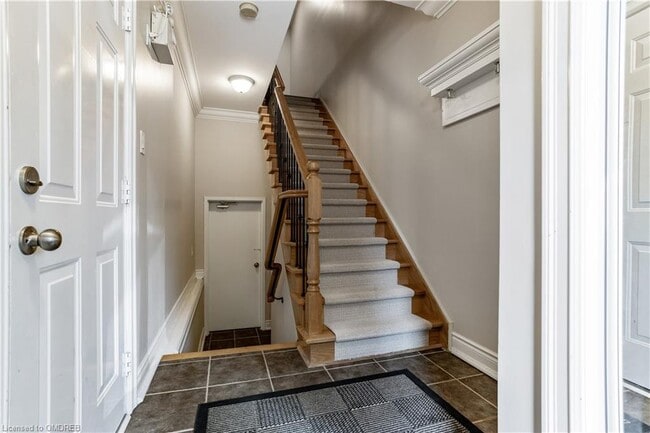Entrance from garage - 99 Brant St