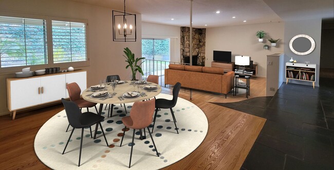 Building Photo - Classic, Midcentury 3 bedroom with Den, 2.5 bath home nestled into hillside with secluded backyar...