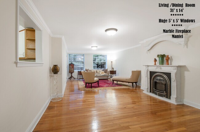 Living Room - Long View - 440 W 22nd St