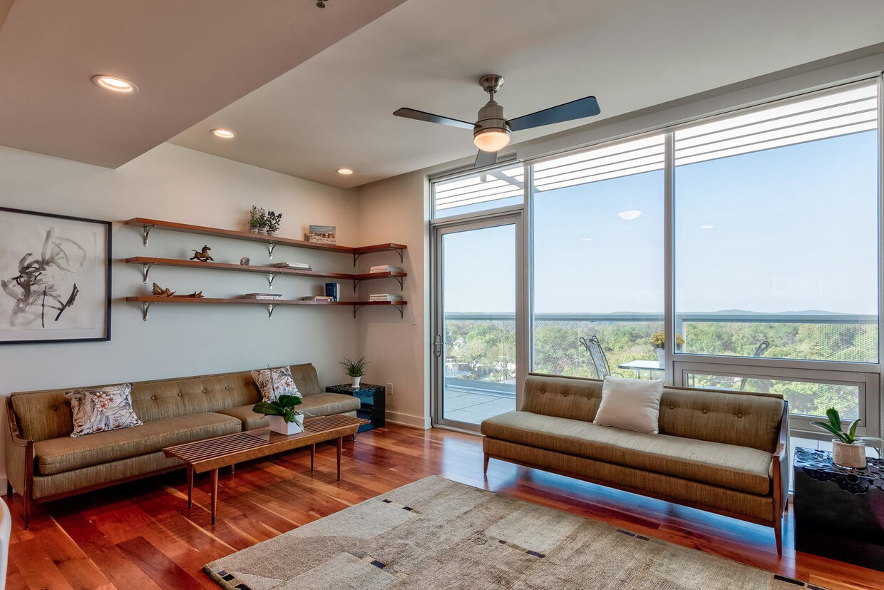 Living Room with View - 601 W Rosemary St
