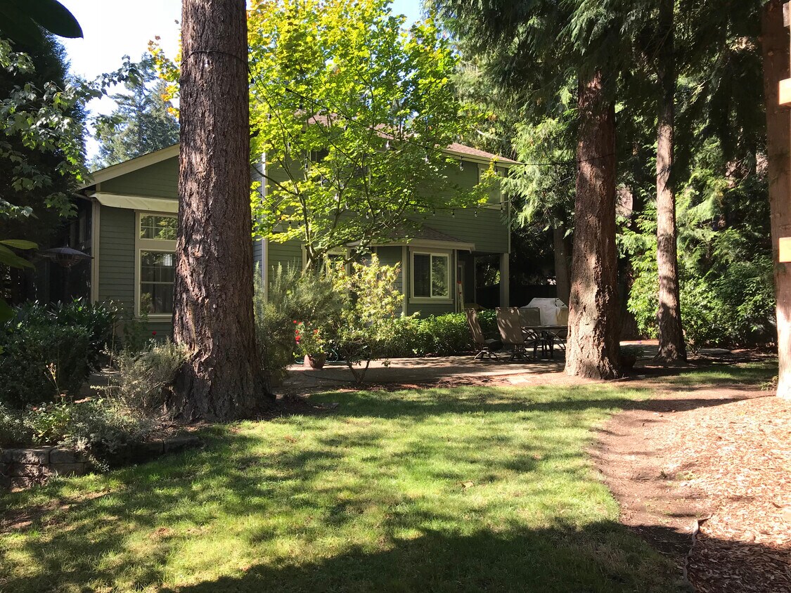 Backyard and patio. More photos to come. - 16318 NE 104th St