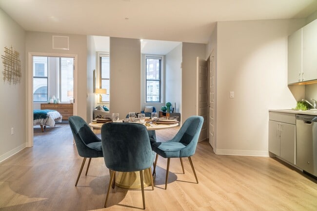 Open Concept Kitchen And Dining Room - Liberty Lofts