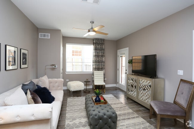 3BR, 2BA - C2 - Living Room - 500 Station