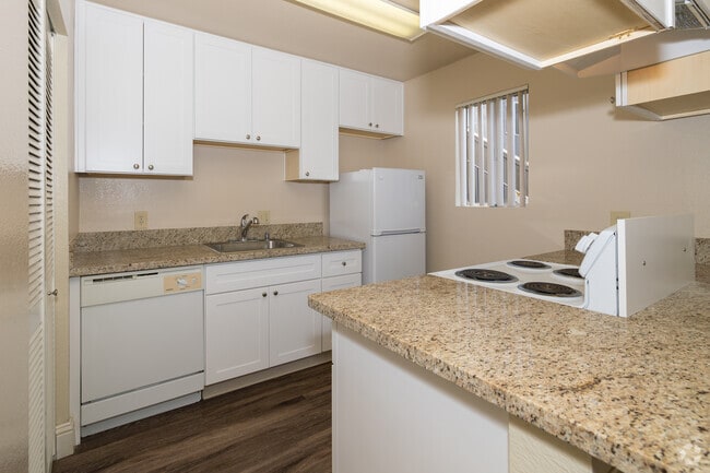 Estudio - 484 pies cuadrados - Cocina - Fulton Oaks Apartments