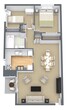 2 Bedroom/ 1 Bath