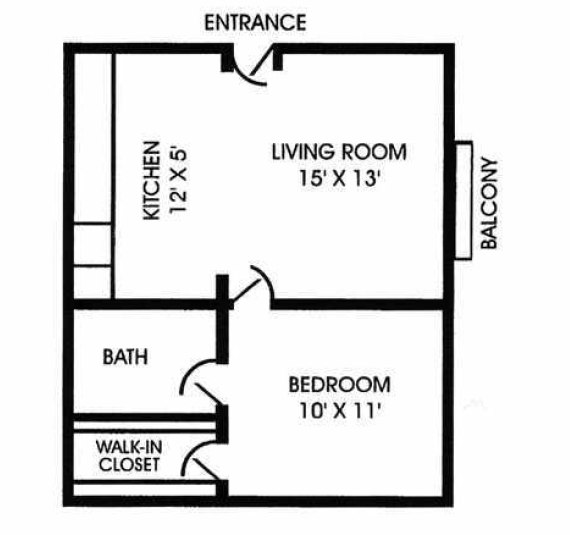 1HAB/1BA - Woodgate Village Apartments