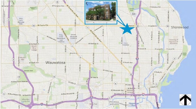 Location Map - 1710 W Atkinson Ave