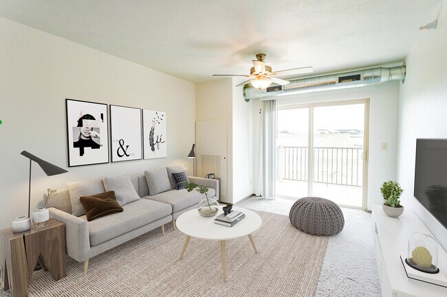 Apartamento de 2 habitaciones, sala de estar - Willows Edge