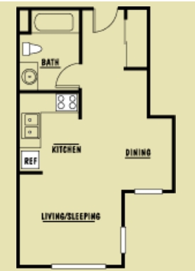 Estudio - Cascade Court Apartments