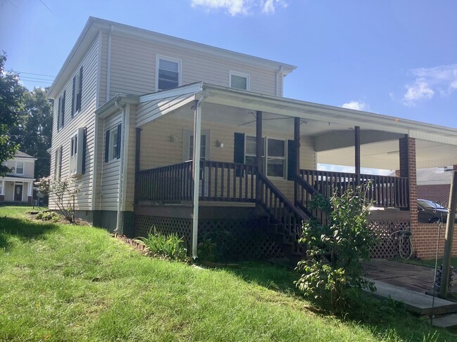 Back of House with Large Covered Porch - 6616 River Rd