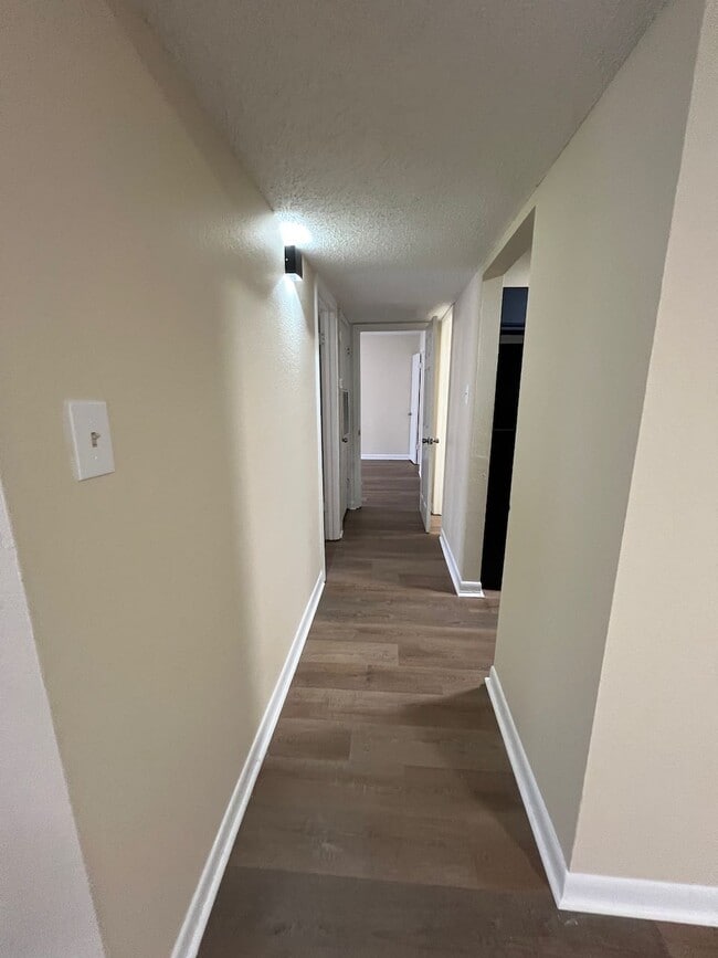 2 Bedroom 1 bath -hallway - Tiger Den Apartments