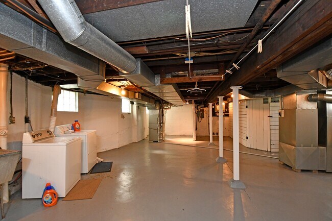 Laundry in the basement - 2822 Madison Rd