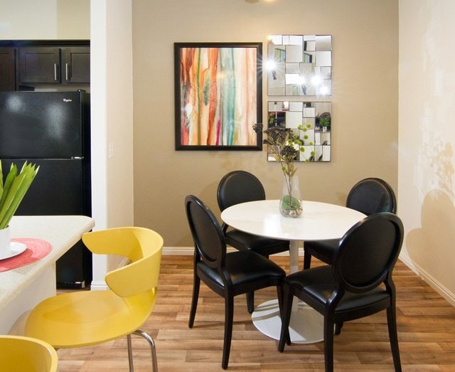 Dining Room and Kitchen View - Talavera at the Junction Apartments & Townhomes