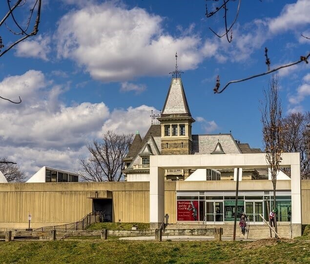 The Hudson River Museum, founded in 1919, is located in Trevor Park