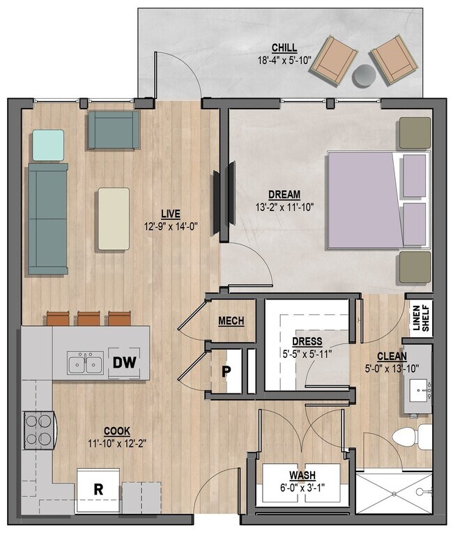 Plano de planta - Colina WeHo