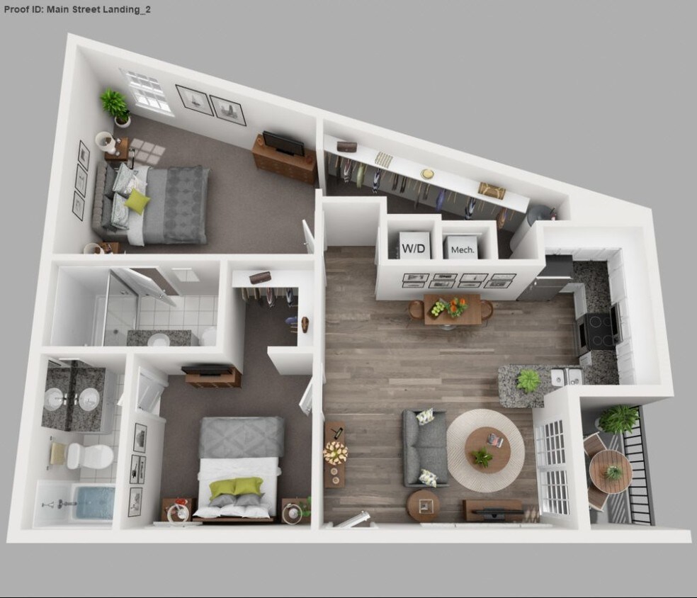 Plano de planta - 5500 Main St