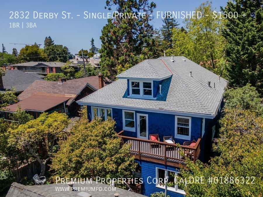 Photo - 2832 Derby St.-Single/Private - FURNISHED - $1500 +