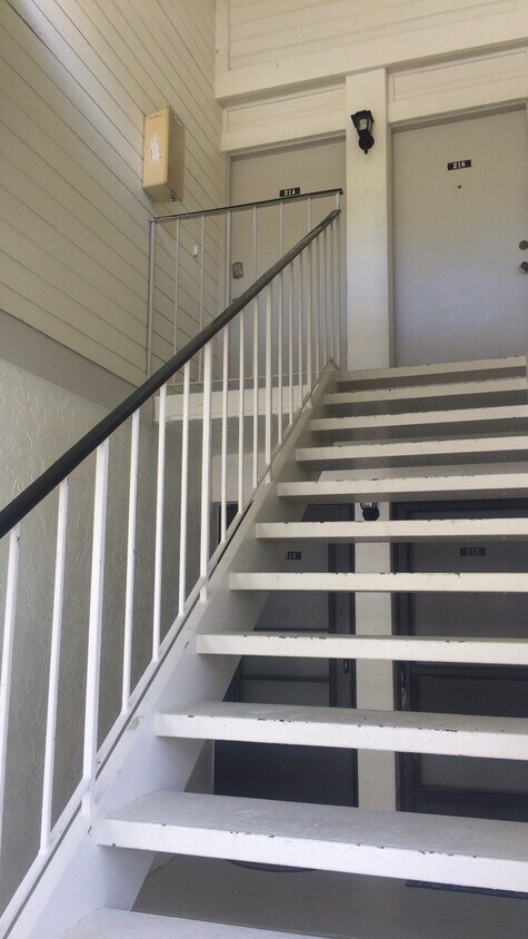 Stairs entrance - 214 Meadow Ln