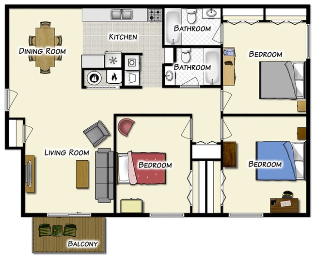 Montmartre Apartments Apartments in Columbia, MO