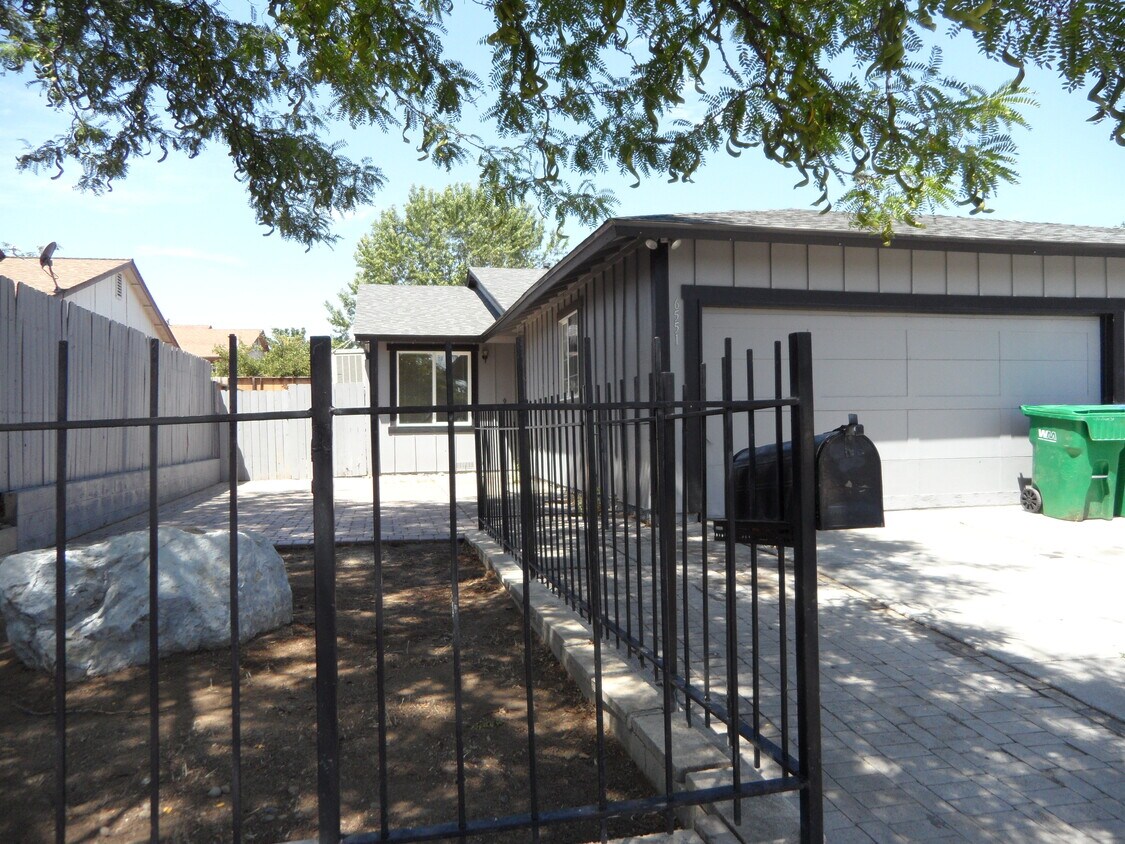 Front of Duplex - 6551 Flower St