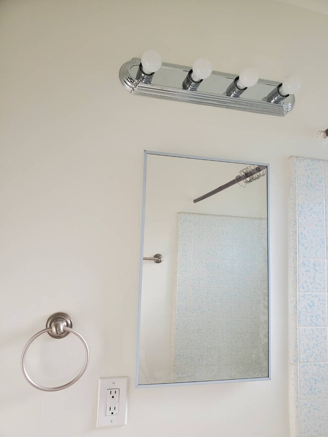 Vanity light and medicine cabinet - 4138 Redondo Beach Blvd