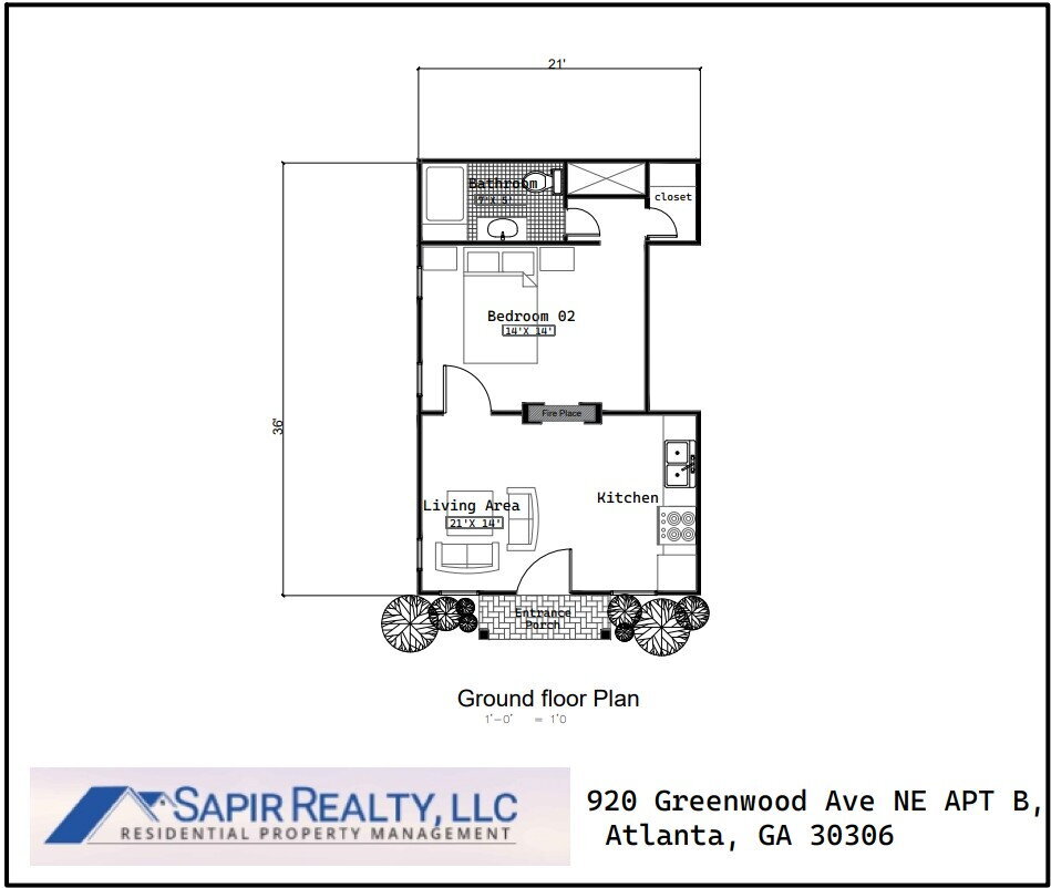 Photo - Charming 1-Bedroom Retreat in Vibrant Atlanta Locale – 920 Greenwood Ave NE Apt C! Move in before No