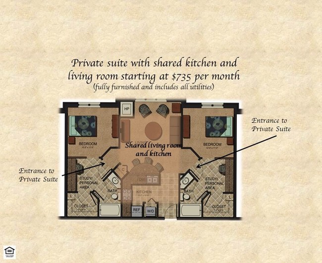 2BR/2BA - The Village at NEOMED