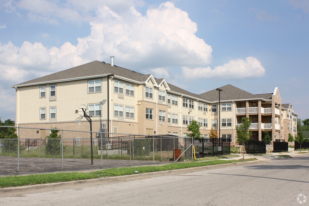 View from the west - Rush Senior Gardens