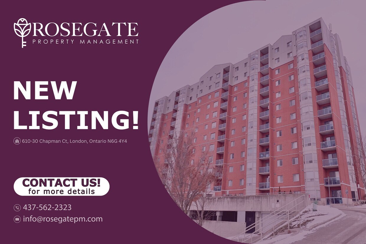 Photo principale - Spacious 2-Bedroom Condo with Walk-In Closet & Parking in London — Utilities Included