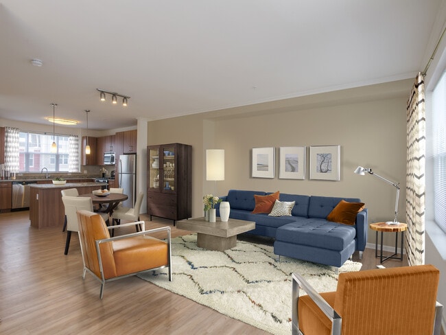 Dos habitaciones Sala de estar y cocina - Avalon Townhome Collection Roseland