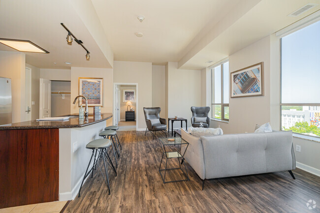 2BR, 2BA - 1,230SF - Penthouses at Capitol Park