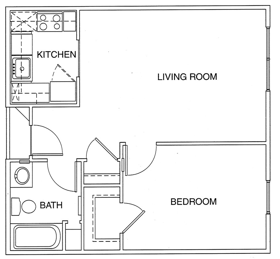 1BR/1BA - The Oaks at Olde Towne- for Seniors 62+