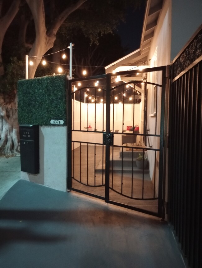 Private Front gate - 4374 Overland Ave