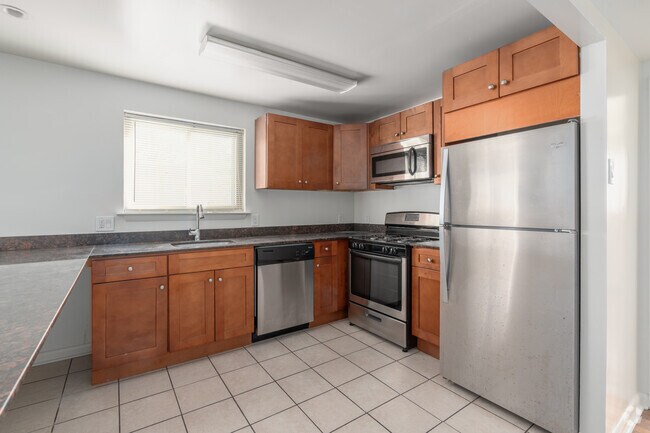 1 habitación, 1 baño - 660 pies cuadrados - Cocina - Allens Lane Apartments