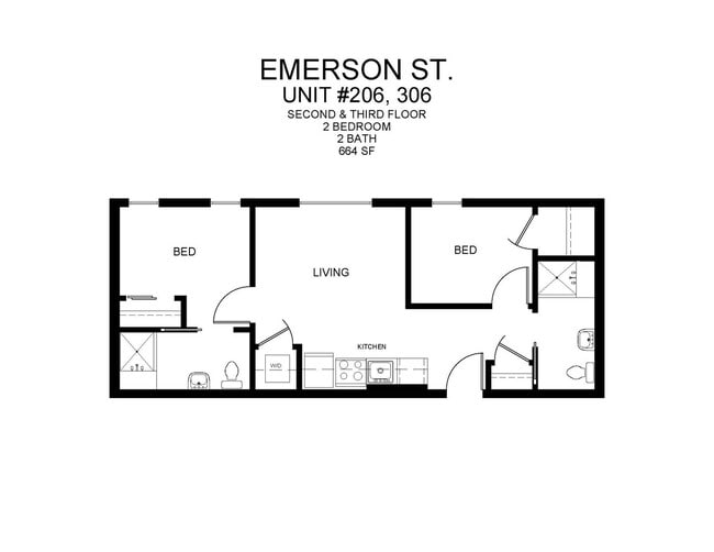 Interior Photo - MF 15 - N. Emerson