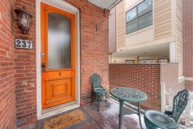 Front porch - 237 E Saint Joseph St