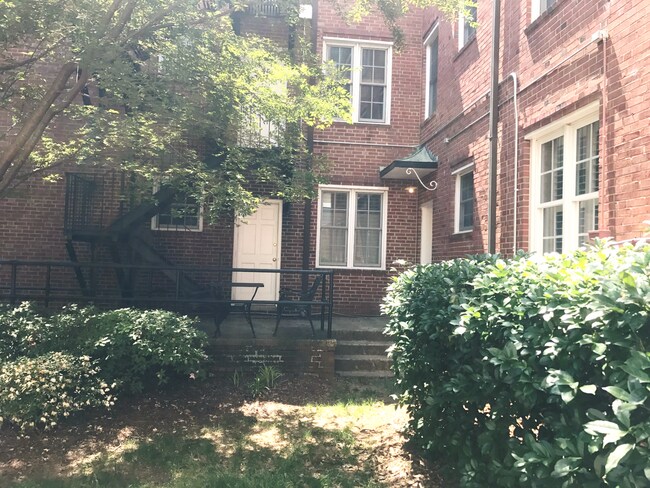Outside looking at back door. - 1337 E. Morehead Street