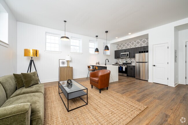 1 habitación, 1 baño, 700 pies cuadrados, sala de estar y cocina - Residences on Penn