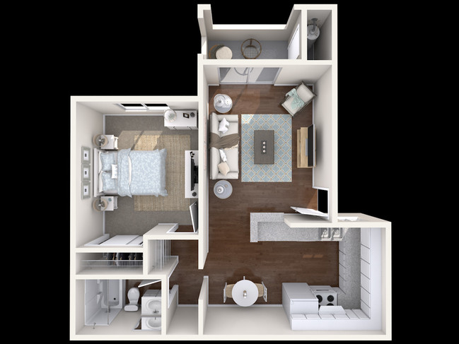 1HAB - 1BA - Aspire Rialto Apartments