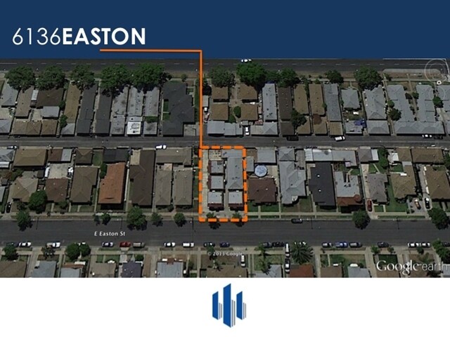 Aerial Photo - 6136-6140 1/2 Easton St