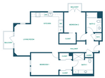 2Bed/2Bath N - Premium