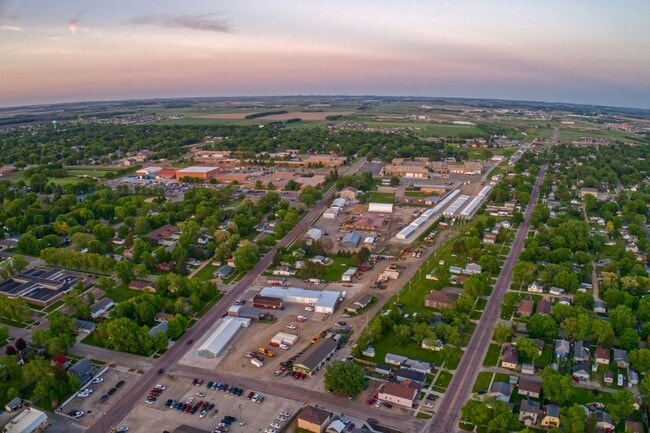 Aerial view of Watertown