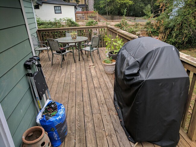 Back deck with grill - 168 Clifton St SE