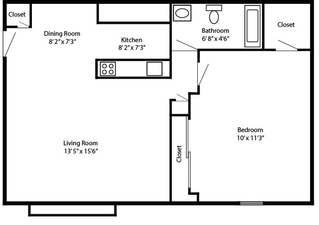 1BR/1BA - Falcon Ridge