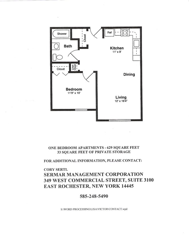 1BR/1BA - Village Place Apartments